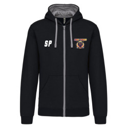 Sweat zippé contrasté gris Sunset Panthers